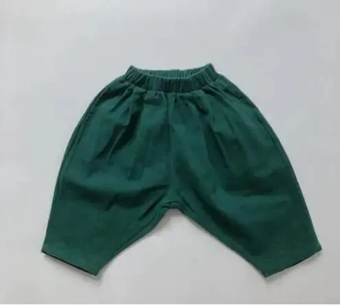 1-6Yrs Baby Boys Girls Pants Korean Style Spring Autumn Kids Radish Pants Casual Pant Cotton Elastic Waist Children's Trousers