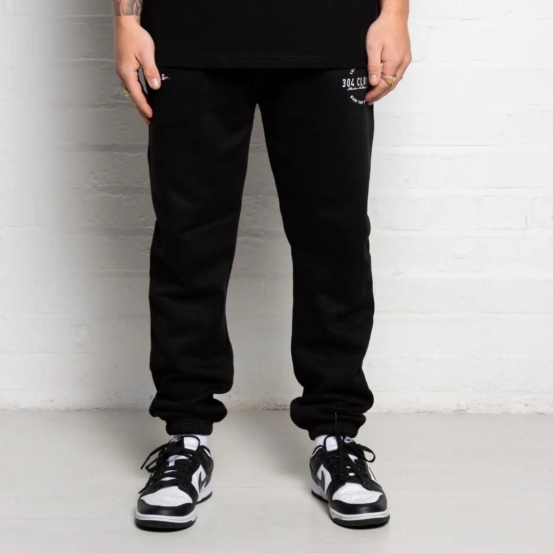 304 Mens Essential Member Joggers Black