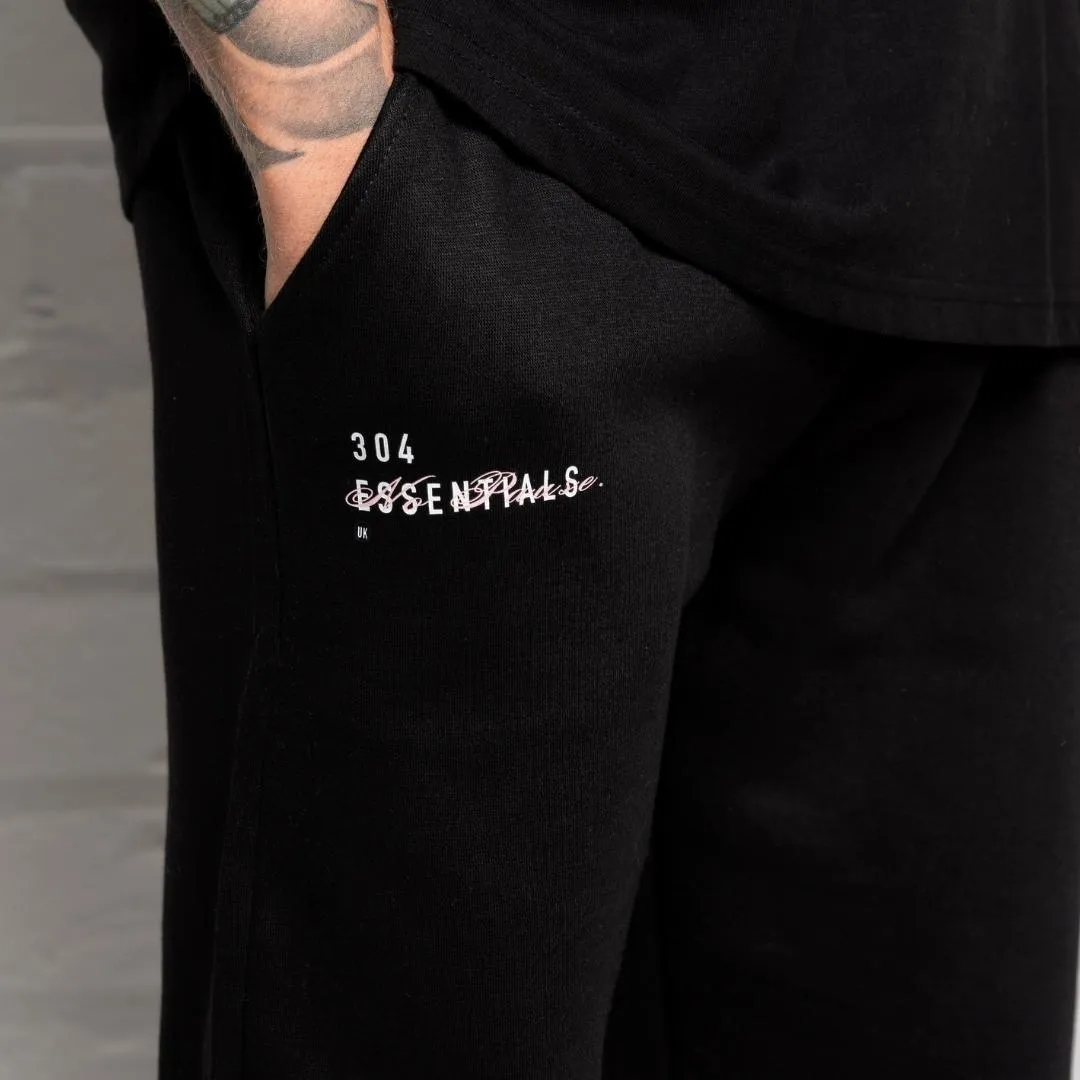 304 Mens Essential Member Joggers Black