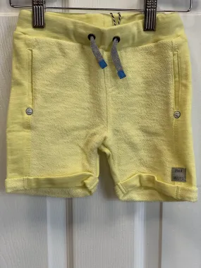 3Pommes Infant & Toddler Boys City Rock Yellow Cotton Shorts