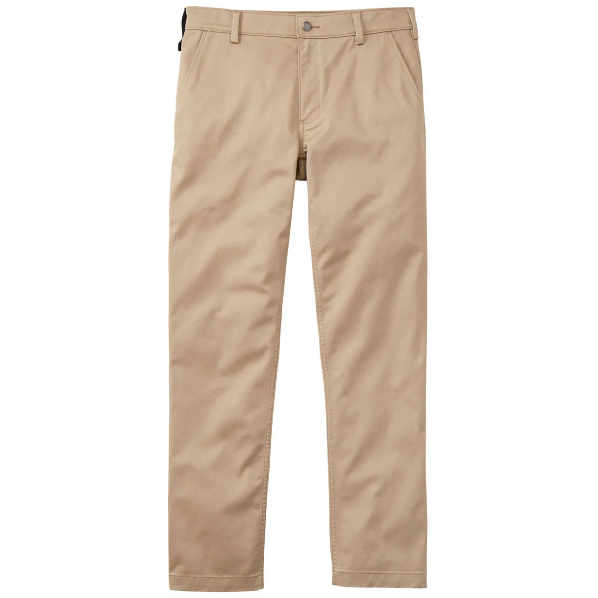 40 Grit Men's Taupe Grey Flex Twill Slim Fit Khaki Pants