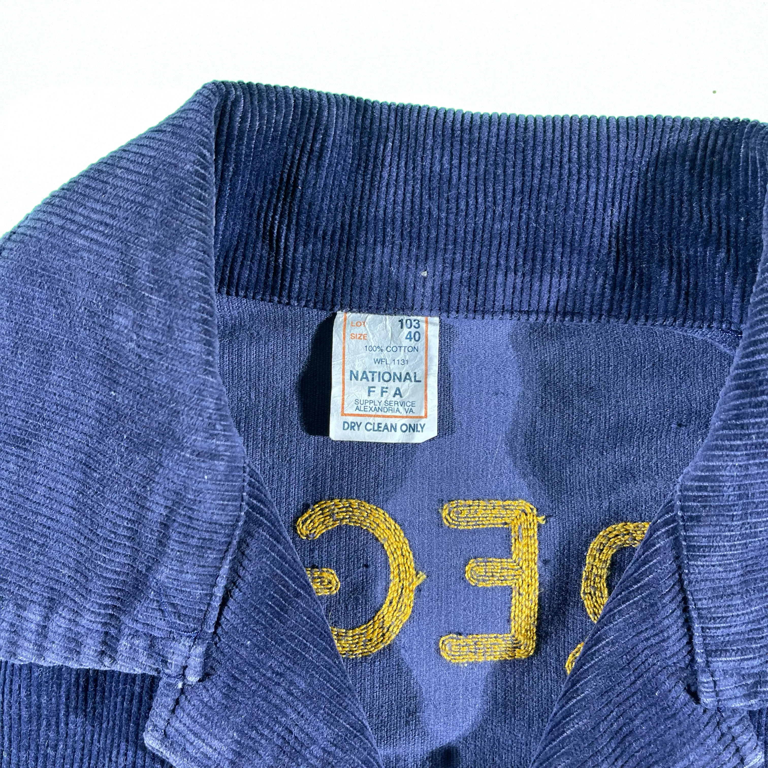 80s Cropped Dayton Oregon FFA Jacket- M