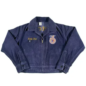 80s Cropped Dayton Oregon FFA Jacket- M