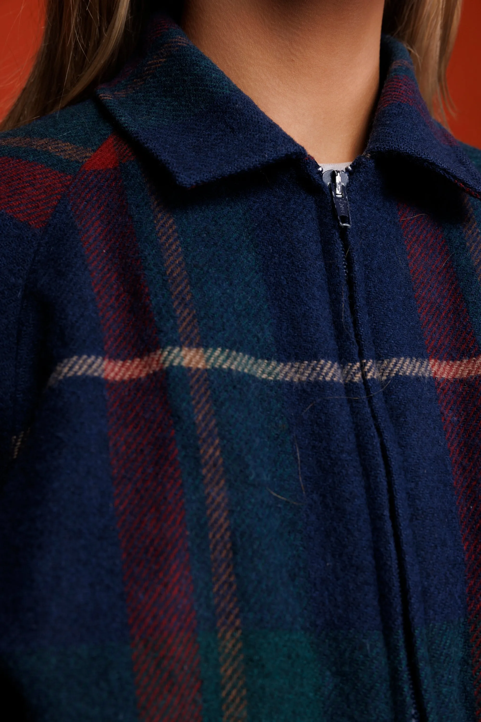 80's Pendleton Cropped Wool Jacket S/M