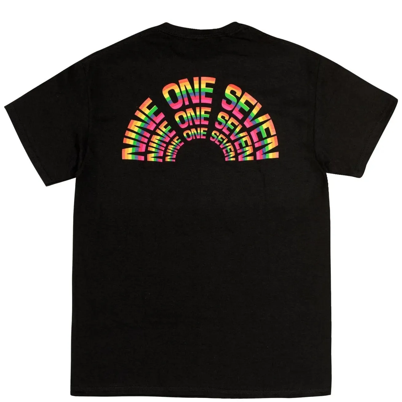 917 Rainbow T Shirt Black