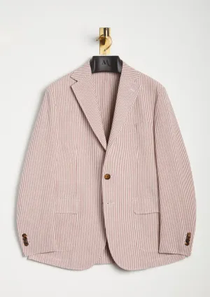 AALBEROBELLO SEERSUCKER BLAZER