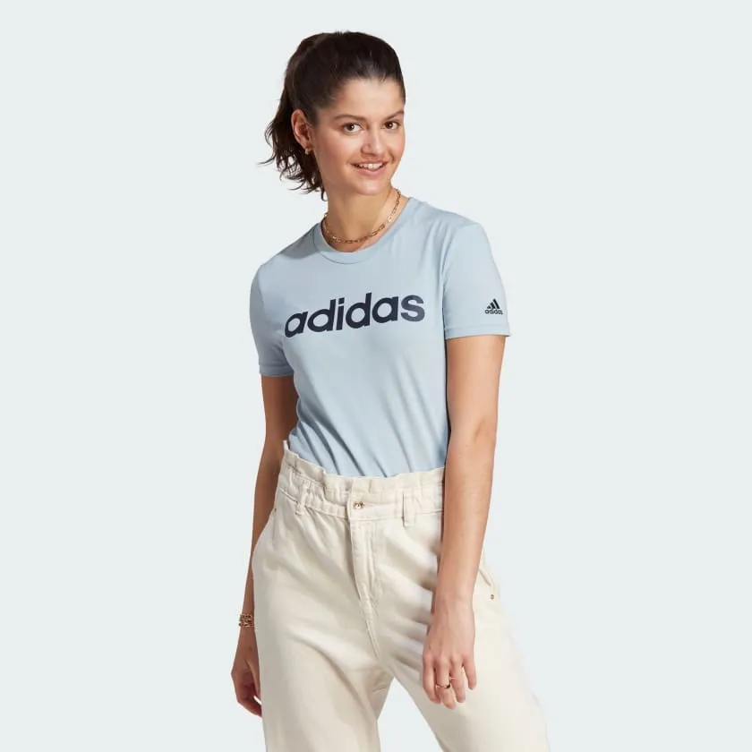 Adidas Essentials Slim Logo Womens Tee