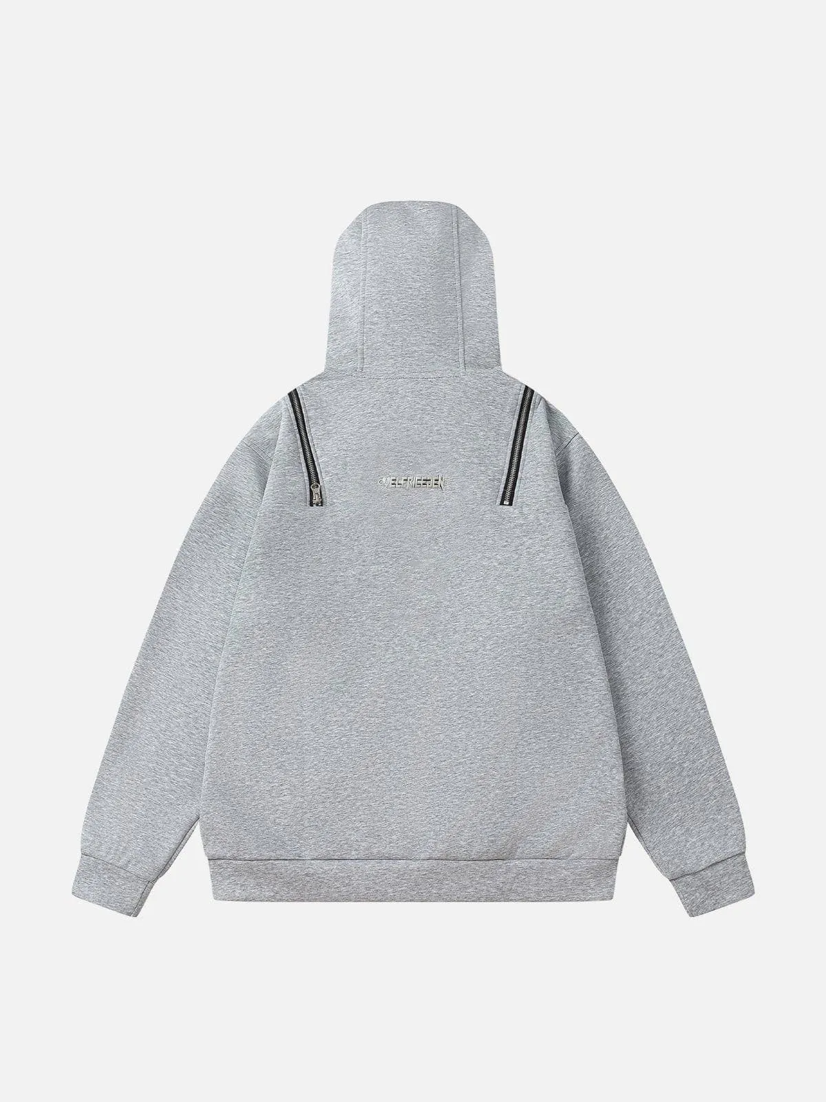 Aelfric Eden Curved ZIP UP Split Pullover Hoodie