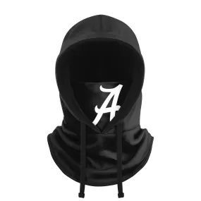 Alabama Crimson Tide NCAA Black Drawstring Hooded Gaiter