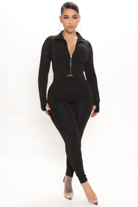 All In Seamless Legging Set - Black