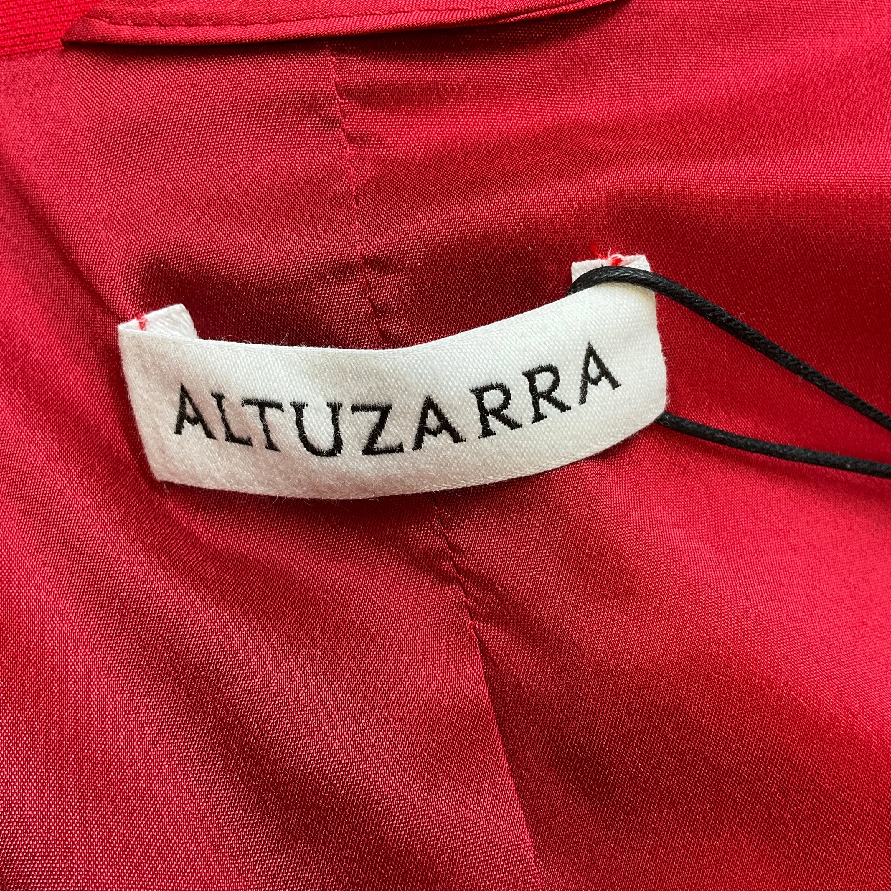 Altuzarra Ruby Scalloped Pocket Crepe Blazer