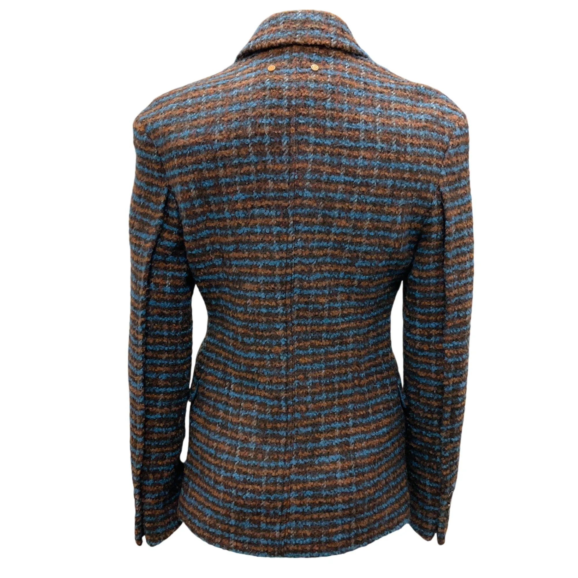 Andersson Bell Blue / Brown Andres Alpaca Blazer