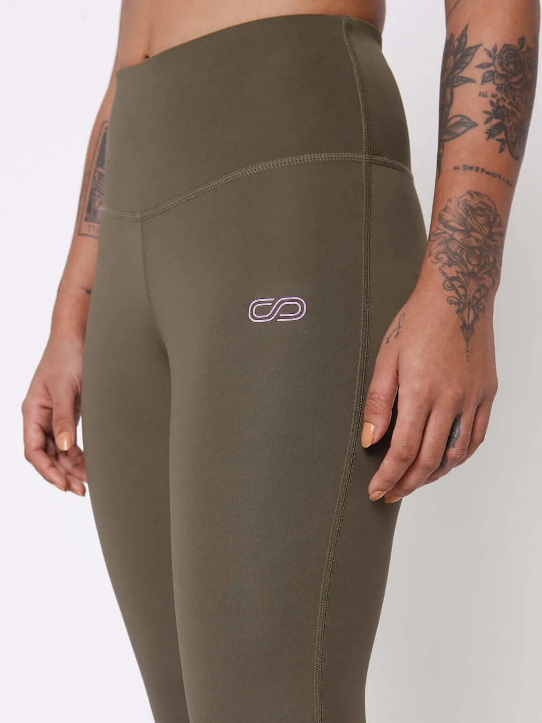 Ath Perform 7/8 High Waist Leggings Olive