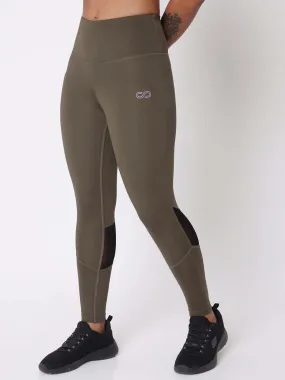 Ath Perform 7/8 High Waist Leggings Olive