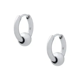 Ball Hoop Earrings