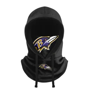 Baltimore Ravens NFL Black Drawstring Hooded Gaiter