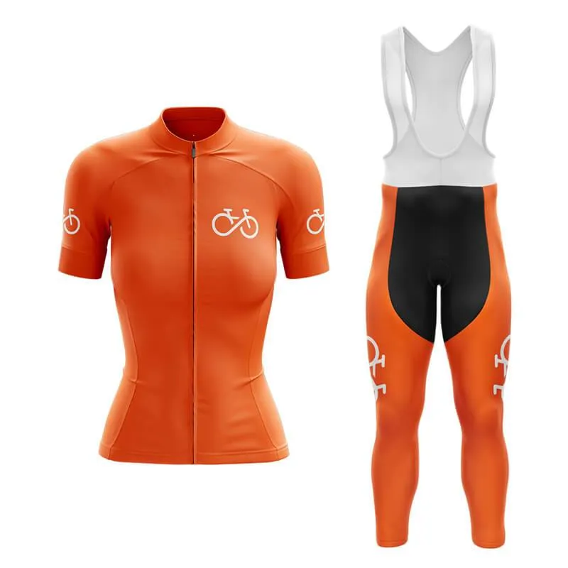 Bike Forever 2.0 Club Cycling Kit (Orange)