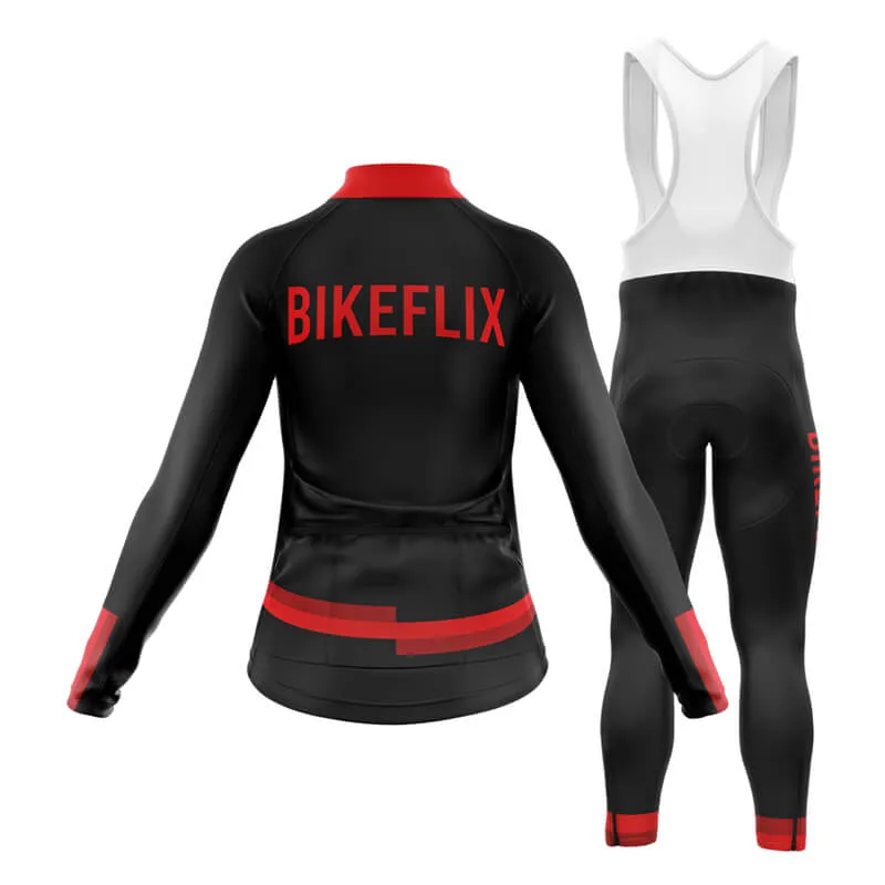 Bikeflix Club Cycling Kit (V1) (Black)