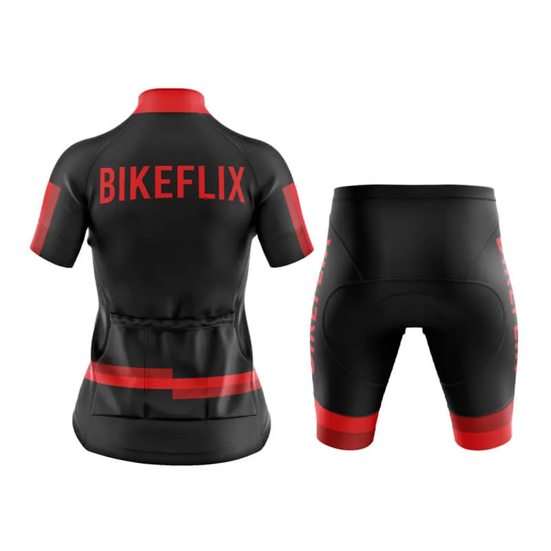 Bikeflix Club Cycling Kit (V1) (Black)