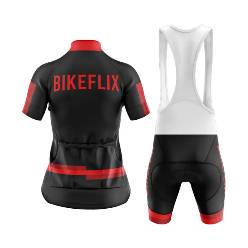 Bikeflix Club Cycling Kit (V1) (Black)