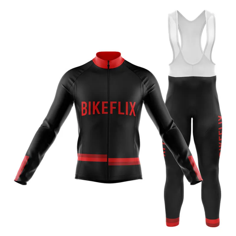 Bikeflix Club Cycling Kit (V1) (Black)