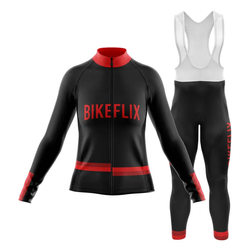 Bikeflix Club Cycling Kit (V1) (Black)