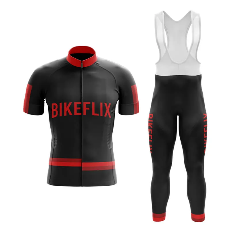 Bikeflix Club Cycling Kit (V1) (Black)