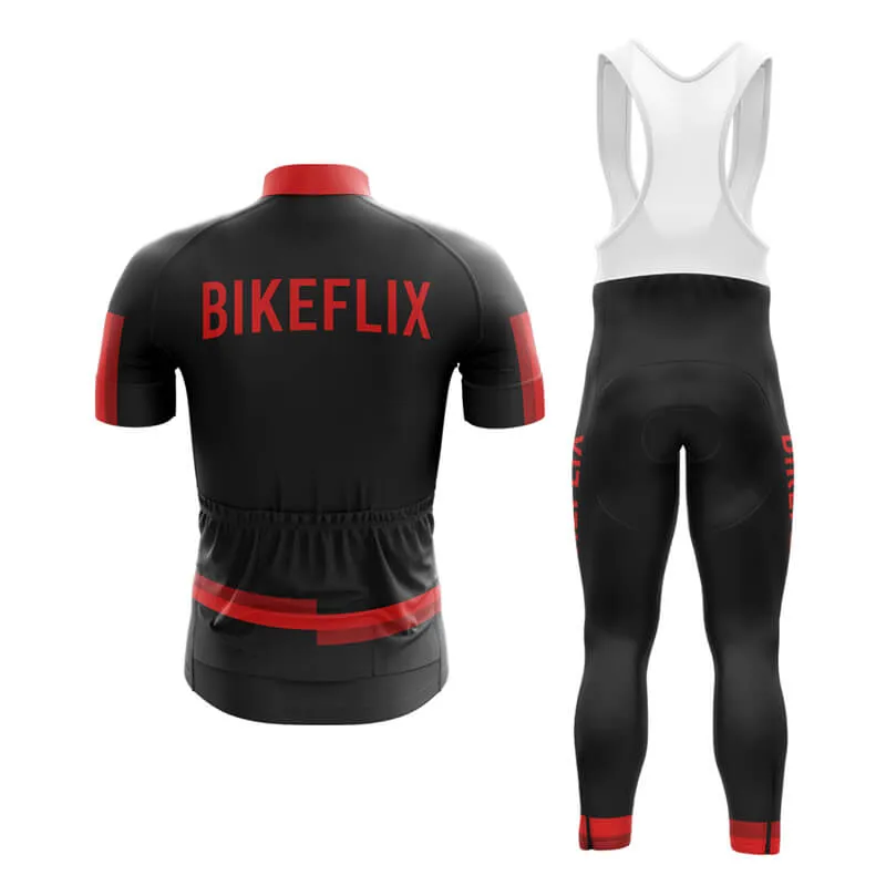 Bikeflix Club Cycling Kit (V1) (Black)