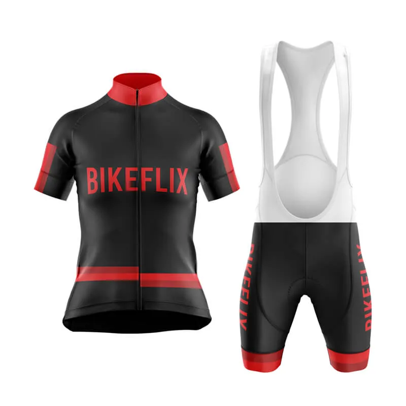 Bikeflix Club Cycling Kit (V1) (Black)