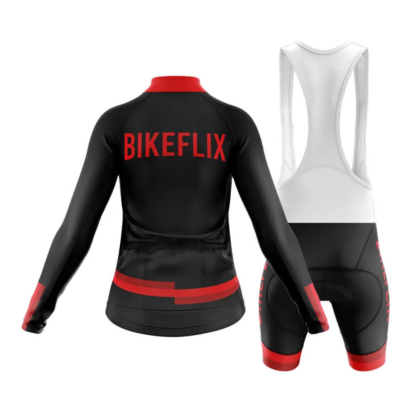 Bikeflix Club Cycling Kit (V1) (Black)