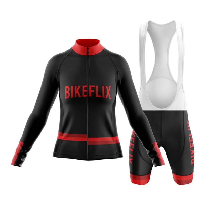 Bikeflix Club Cycling Kit (V1) (Black)