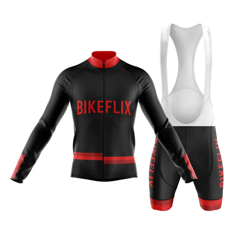 Bikeflix Club Cycling Kit (V1) (Black)