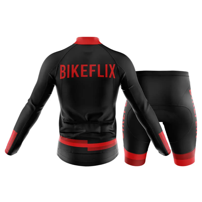 Bikeflix Club Cycling Kit (V1) (Black)