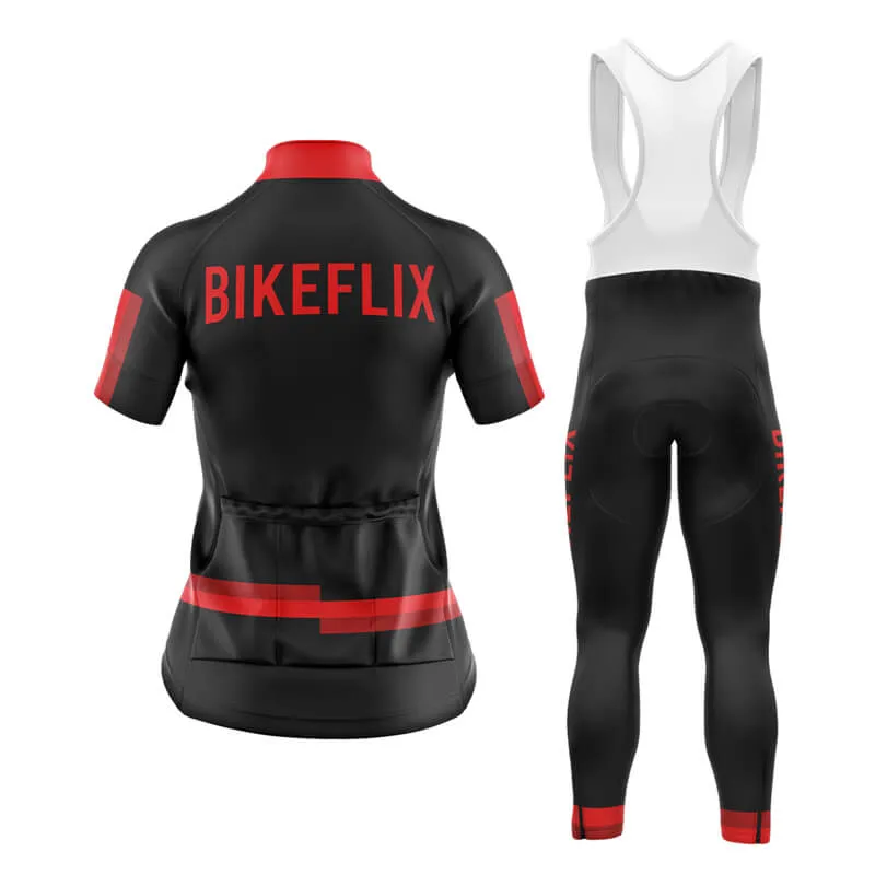 Bikeflix Club Cycling Kit (V1) (Black)