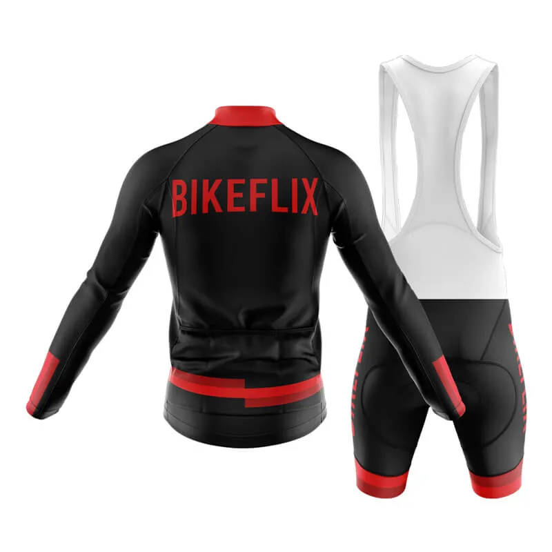 Bikeflix Club Cycling Kit (V1) (Black)