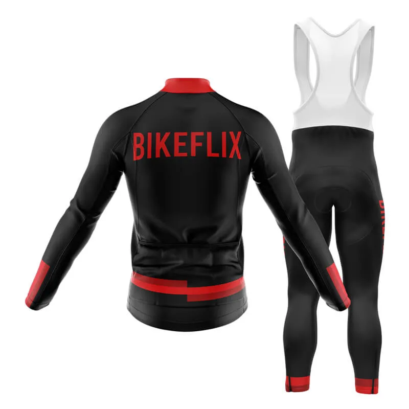 Bikeflix Club Cycling Kit (V1) (Black)