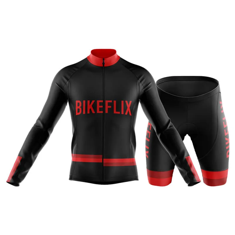 Bikeflix Club Cycling Kit (V1) (Black)