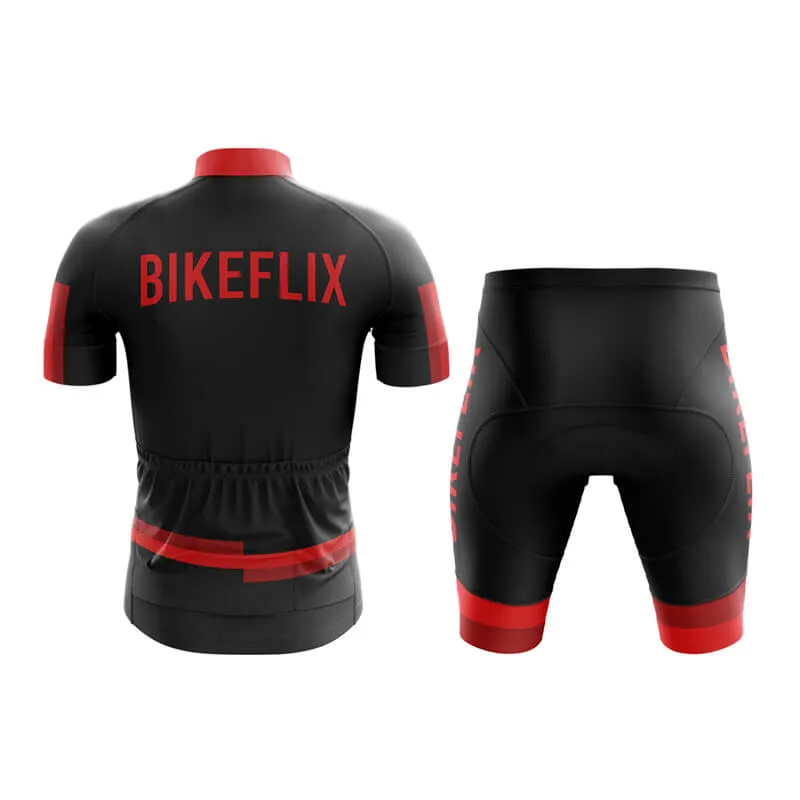 Bikeflix Club Cycling Kit (V1) (Black)