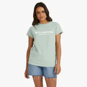 Billabong Womens Society Short Sleeve Tee Crystal Cove