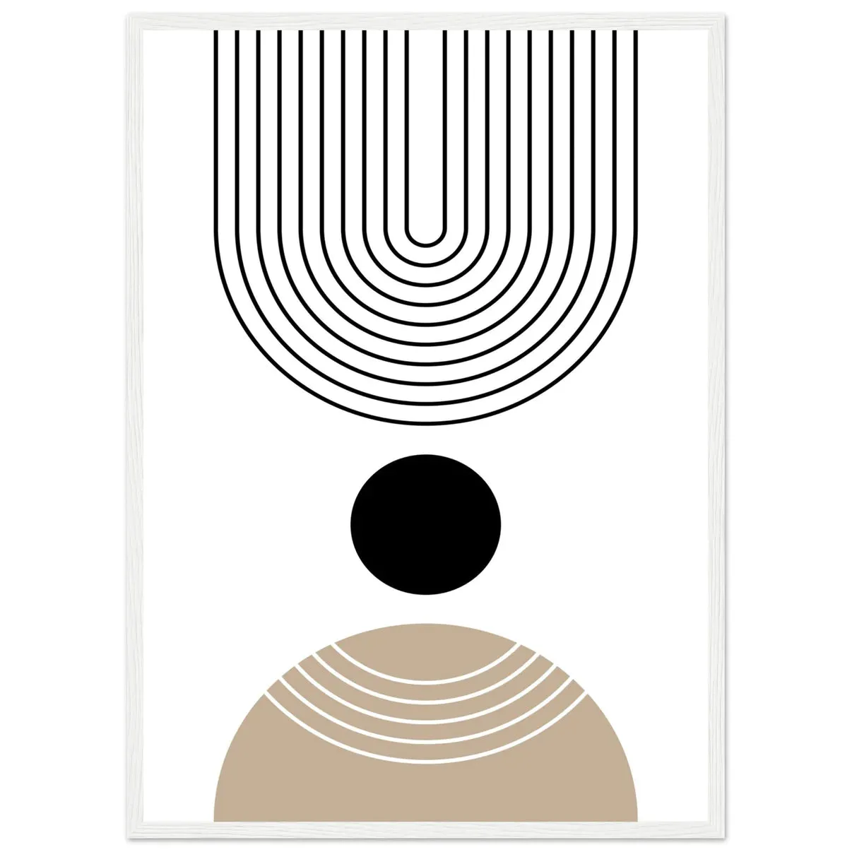 Black Minimalist Print