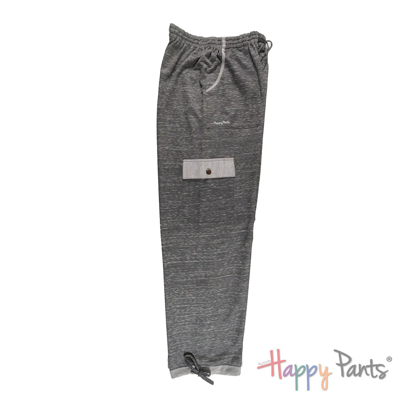 Black Shadow Men Happy Pants