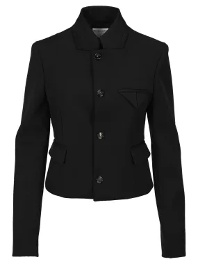 Bottega Veneta Single-Breasted Cropped Jacket