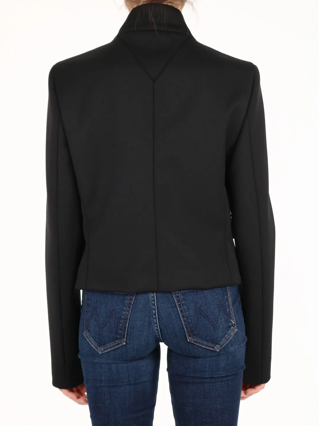 Bottega Veneta Single-Breasted Cropped Jacket