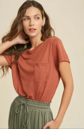 Brick One Pocket Top