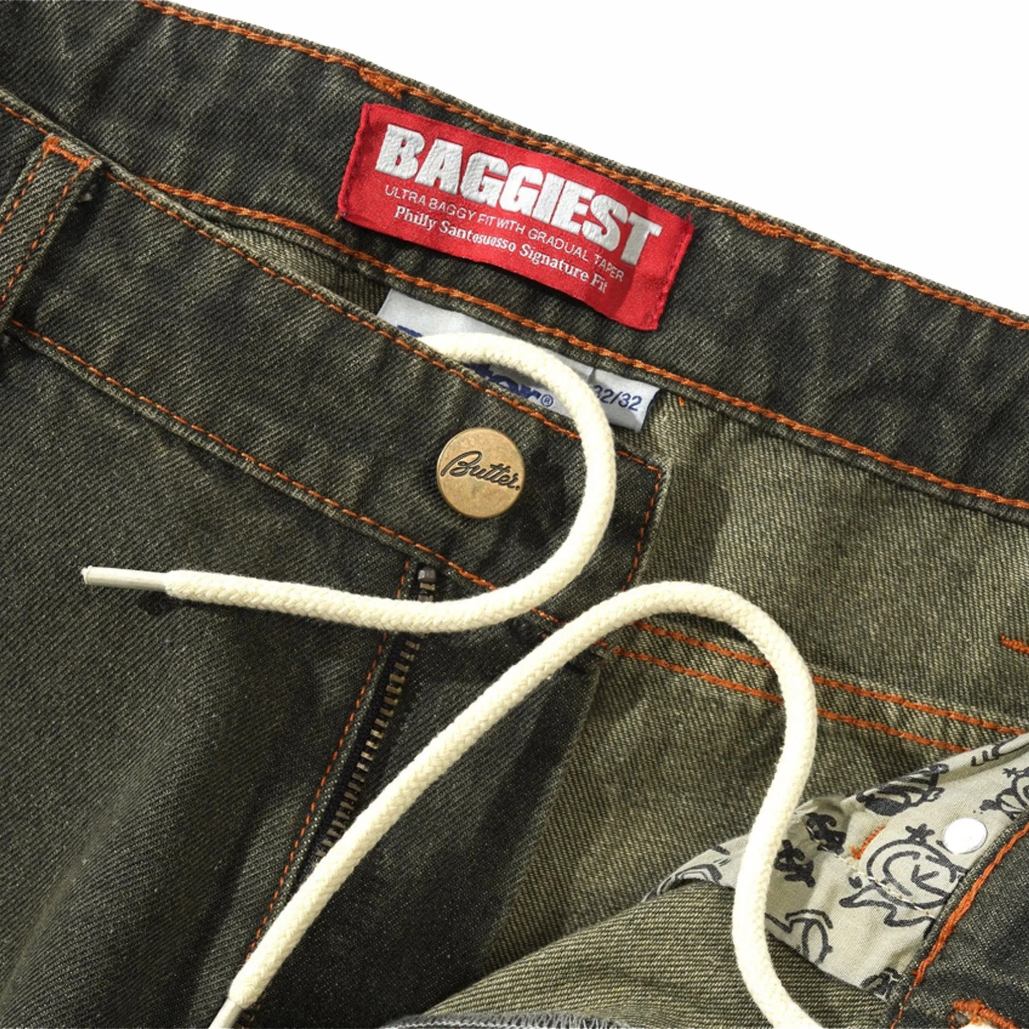 Butter Goods Santosuosso Denim Jeans (Dark Army Wash)