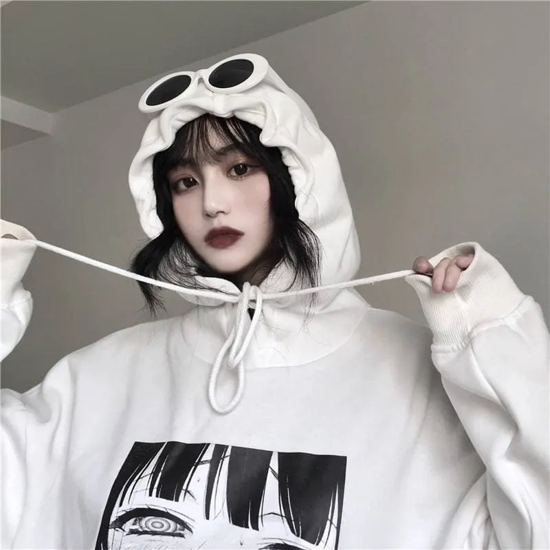 B/W Anime Hoodie