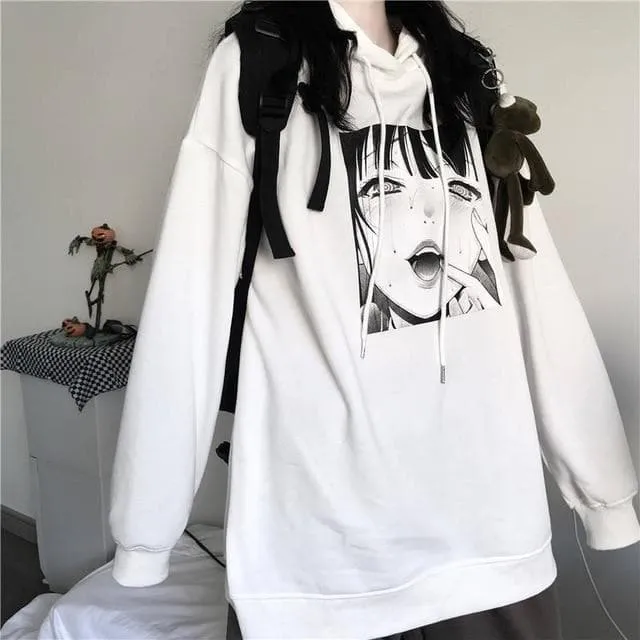 B/W Anime Hoodie