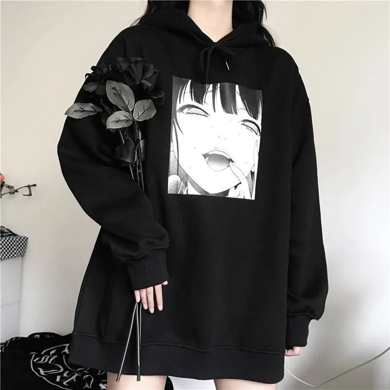 B/W Anime Hoodie