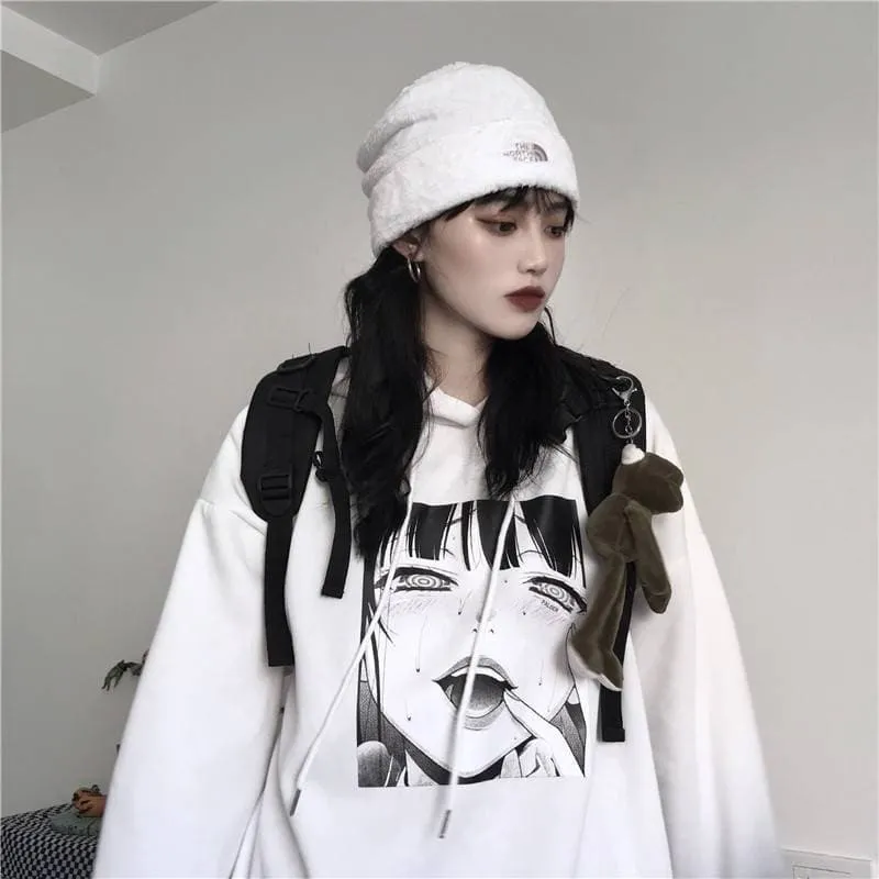 B/W Anime Hoodie