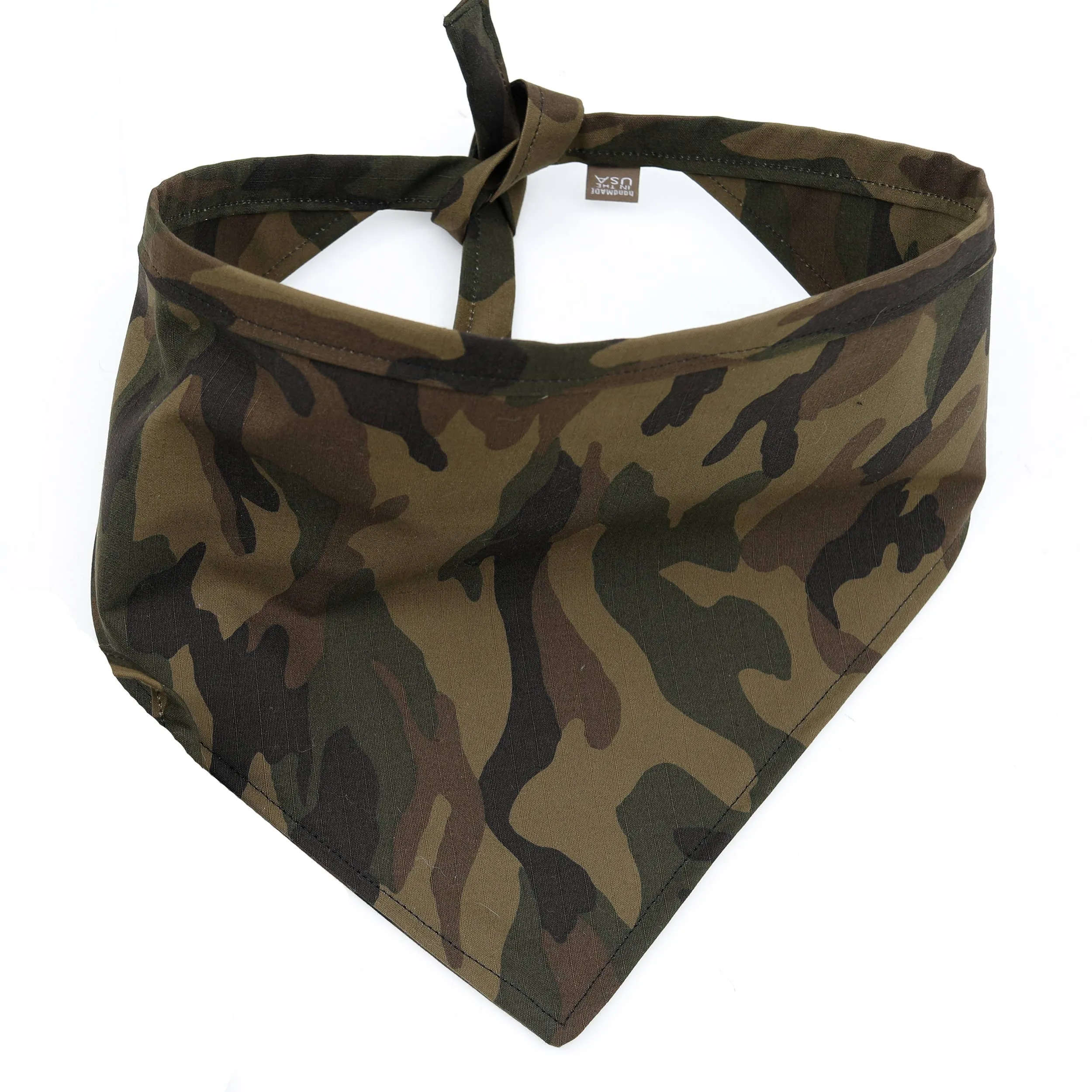 Camo Canvas Dog Bandana